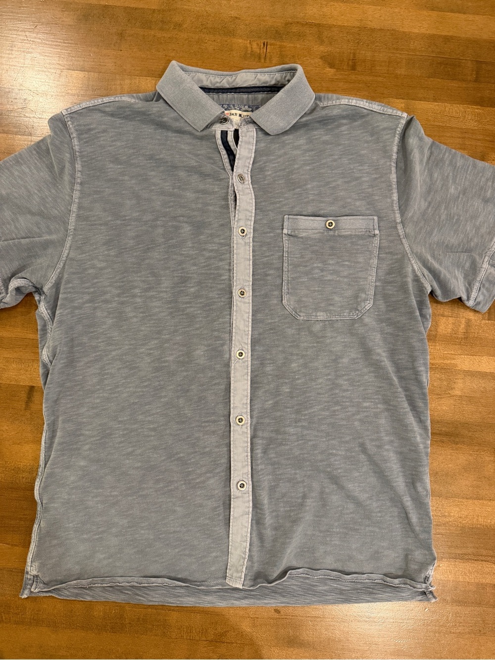 🩶 32 Bar Blues 100% Cotton Short Sleeve Button Down 🩶